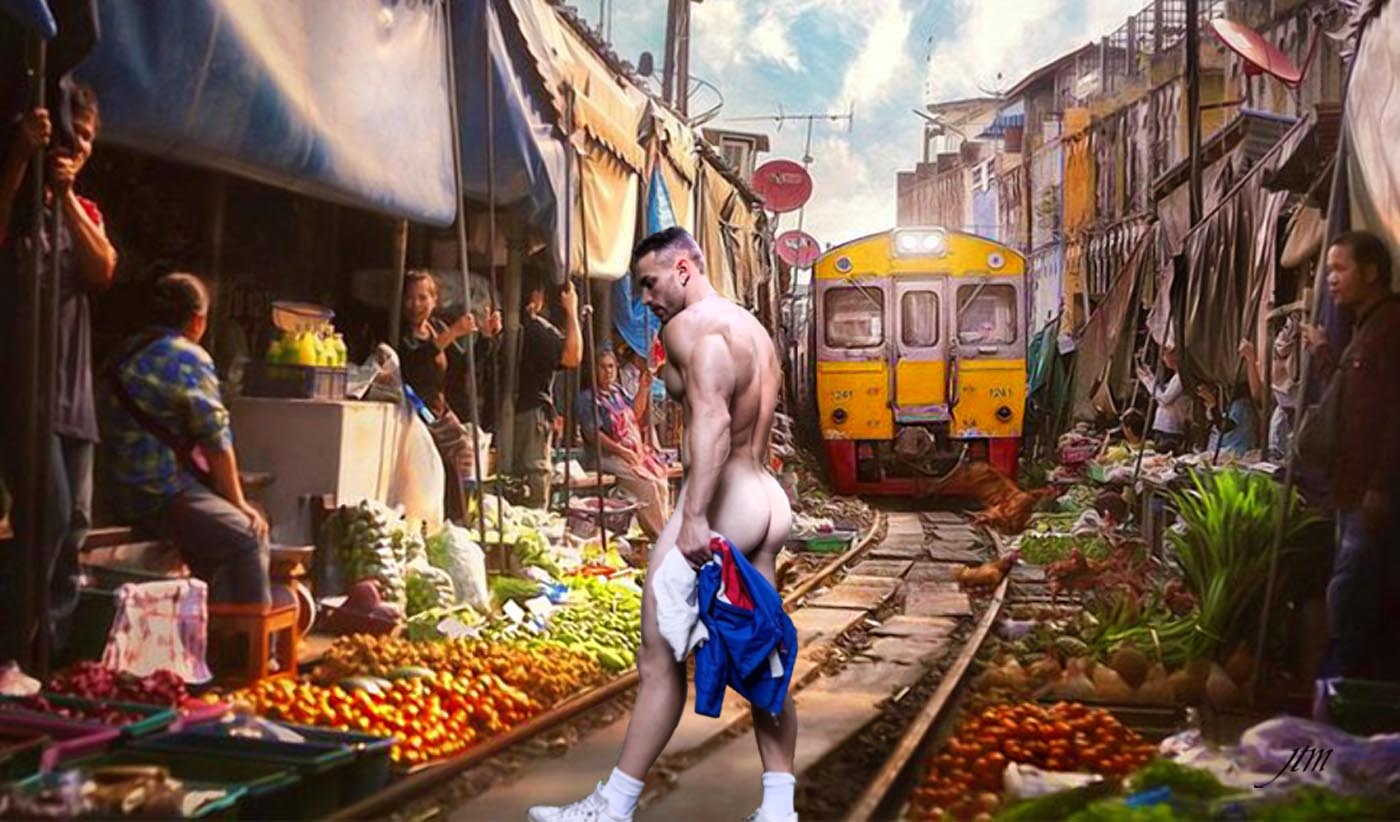 Maeklong Railway Market